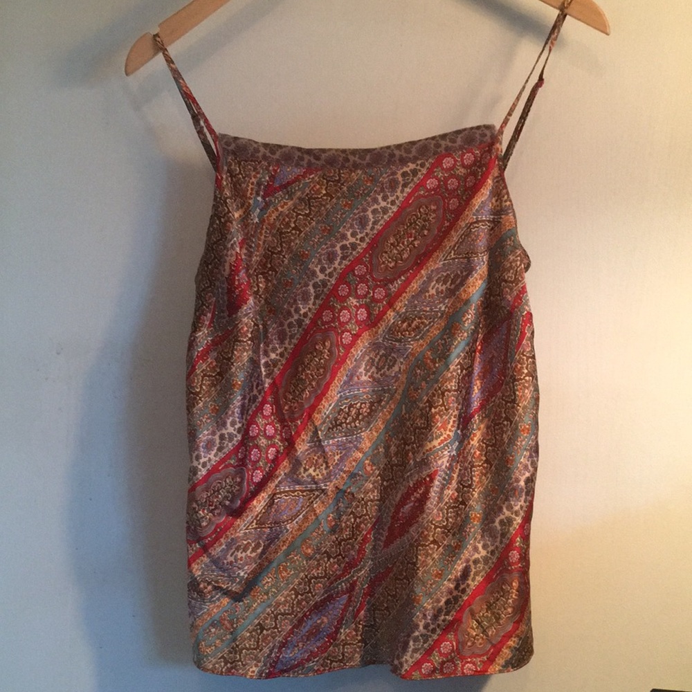 Silk tank top